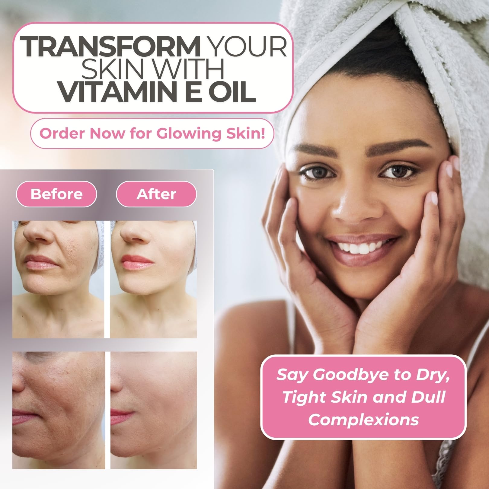 Aceite de Vitamina E de Leven Rose para uñas, reparando cutículas secas.
