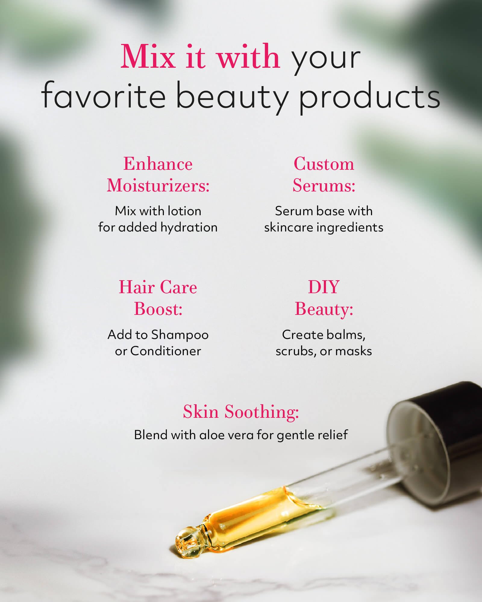 Leven Rose jojoba oil for cuticles and nails, moisturizing without residue.