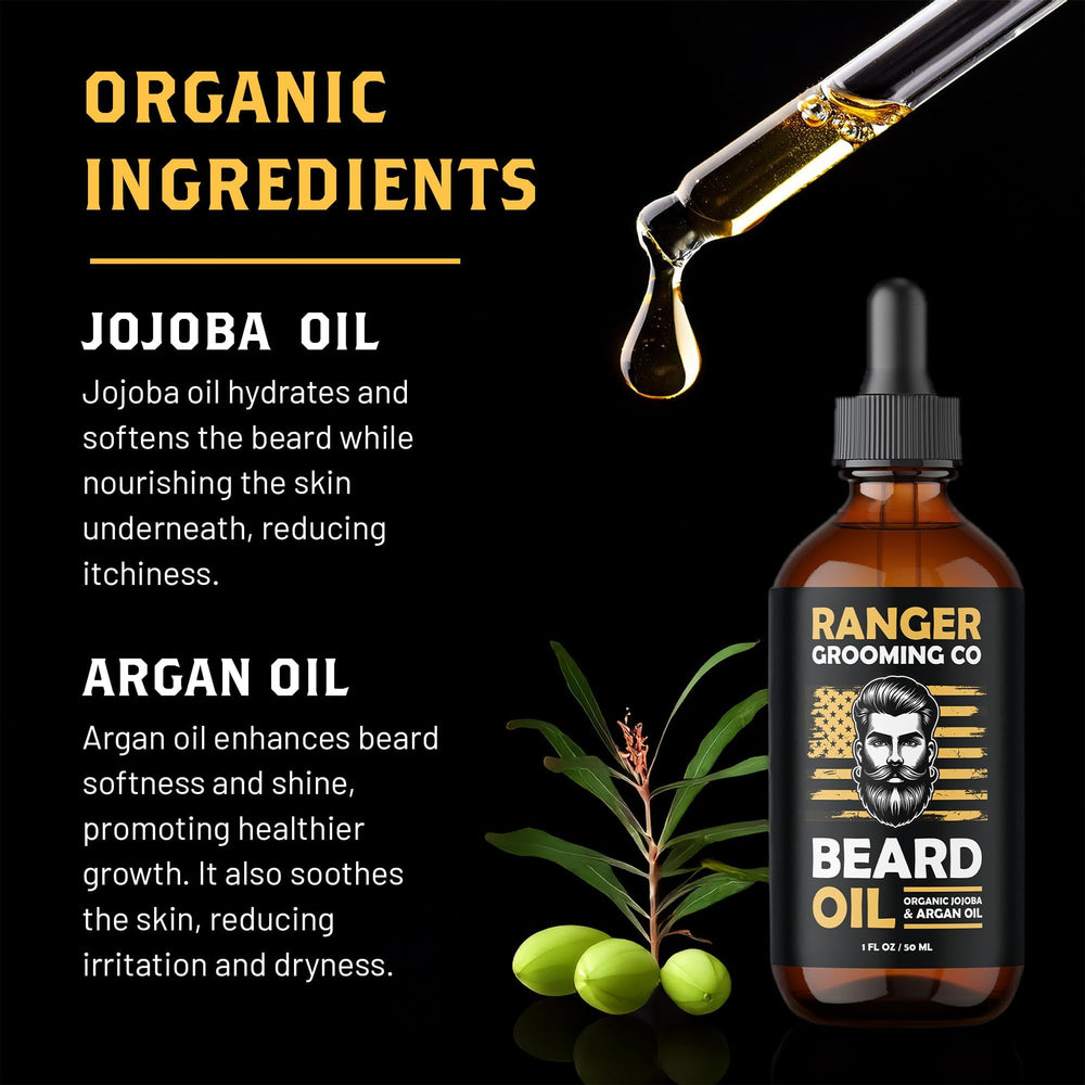 Leven Rose Ranger soft beard close-up reveals shine and smooth texture
