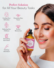 Leven Rose Tónico para piel sensible, suave y sin alcohol.