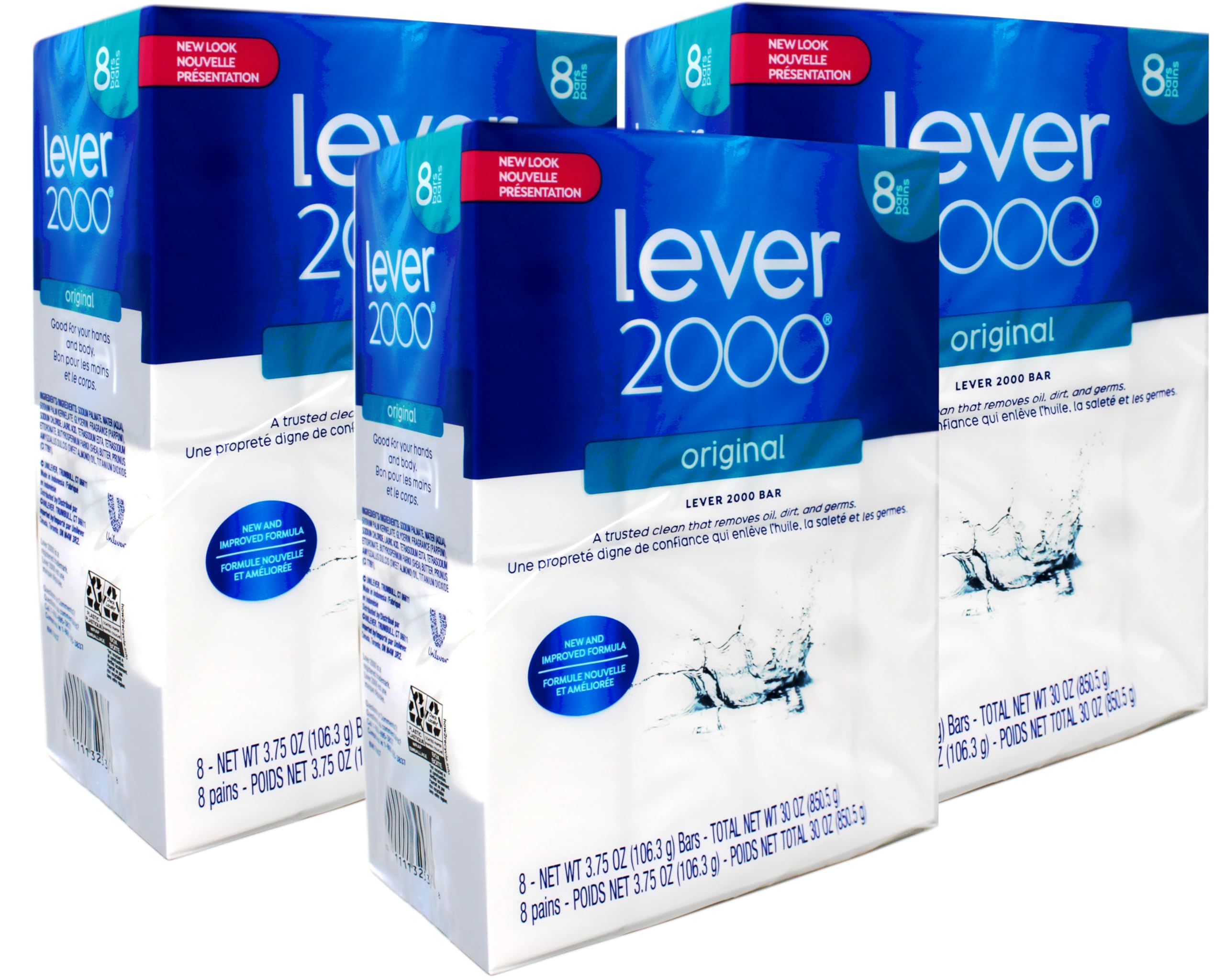 Lever 2000 jabón en barra original en uso para limpieza diaria de manos