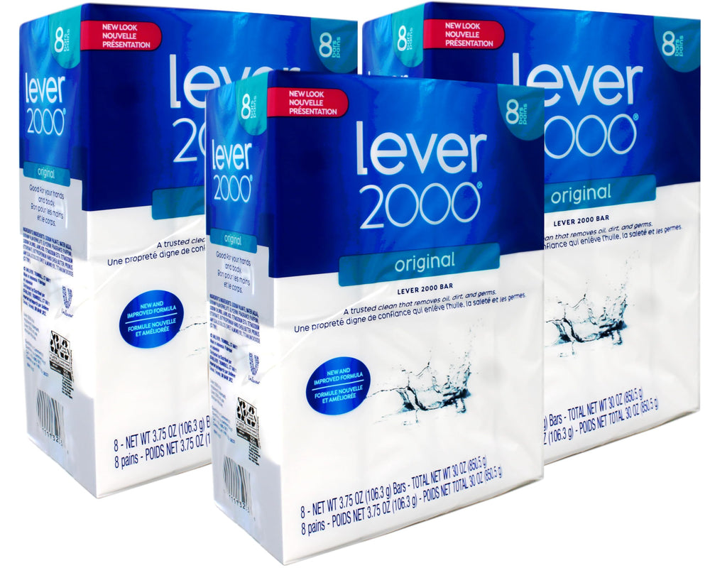 Lever 2000 jabón en barra original en uso para limpieza diaria de manos