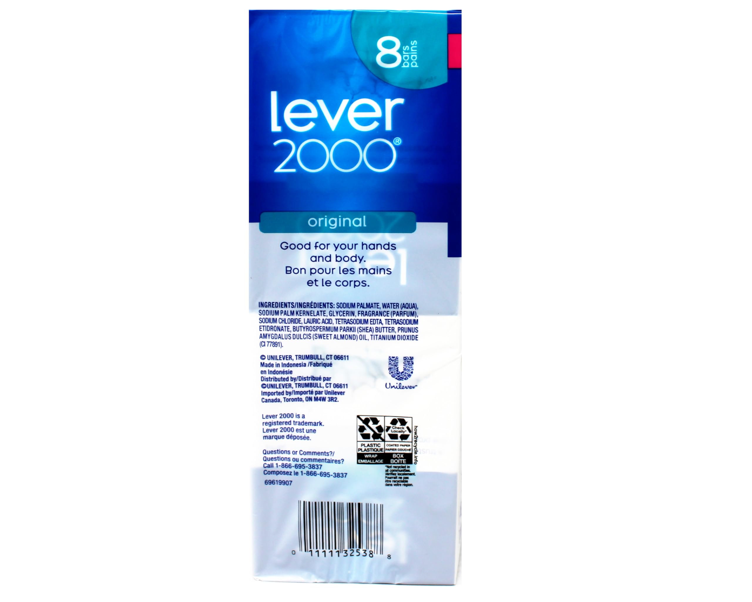 Lever 2000, uso diario en manos y cuerpo para una experiencia de limpieza confiable.