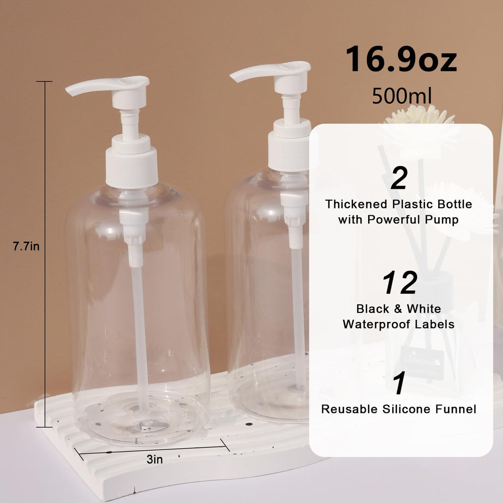 Lewistin waterproof-labels-dish-hand-soap on bottles for organized kitchen and bath labeling.