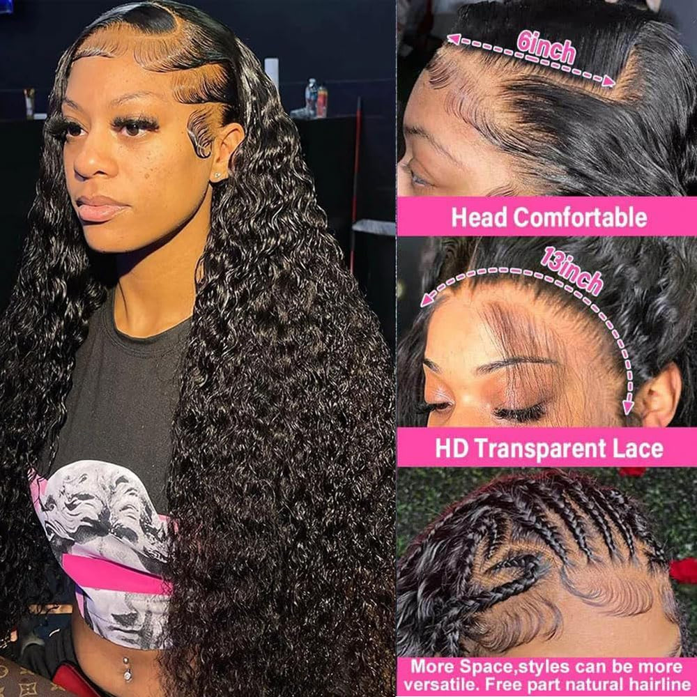 Leximi virgin Brazilian hair deep wave texture for styling