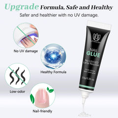 LEYKOSH glue no lamp needed for lamp-free nail bonding