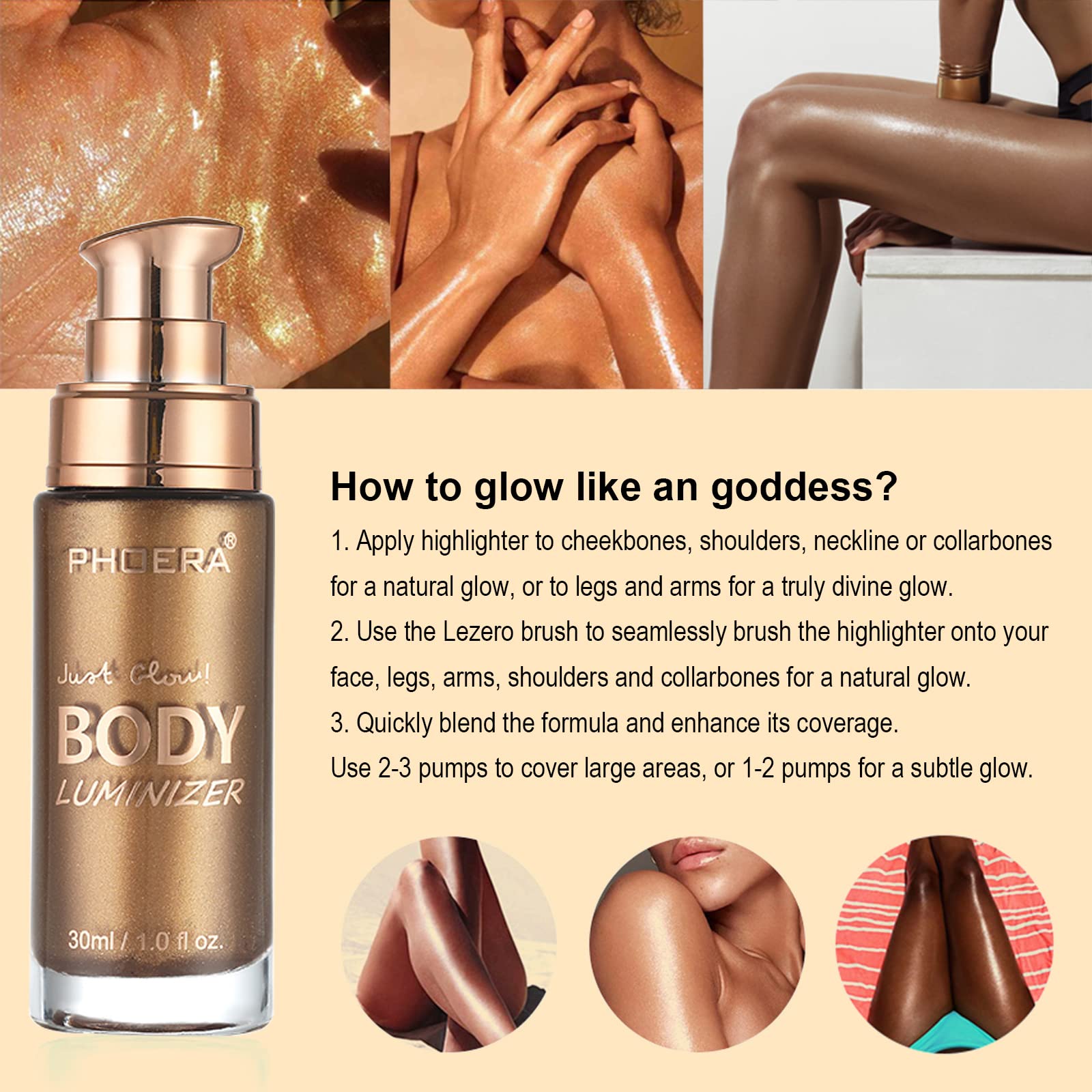 Lezero Body Shimmer Oil fragancia delicada que mejora la experiencia de uso.