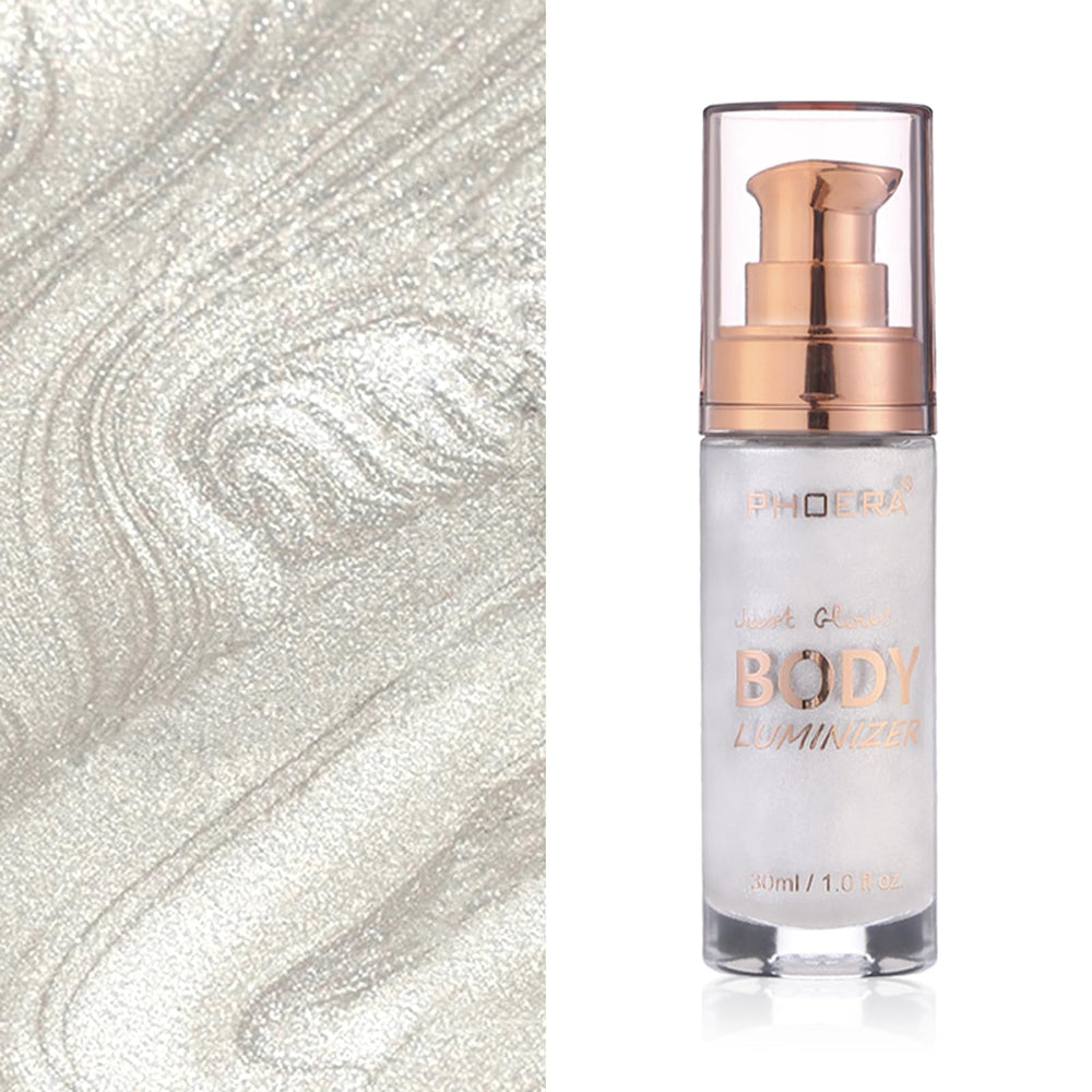 Lezero Body Shimmer Oil, textura ligera, se desliza sin esfuerzo.