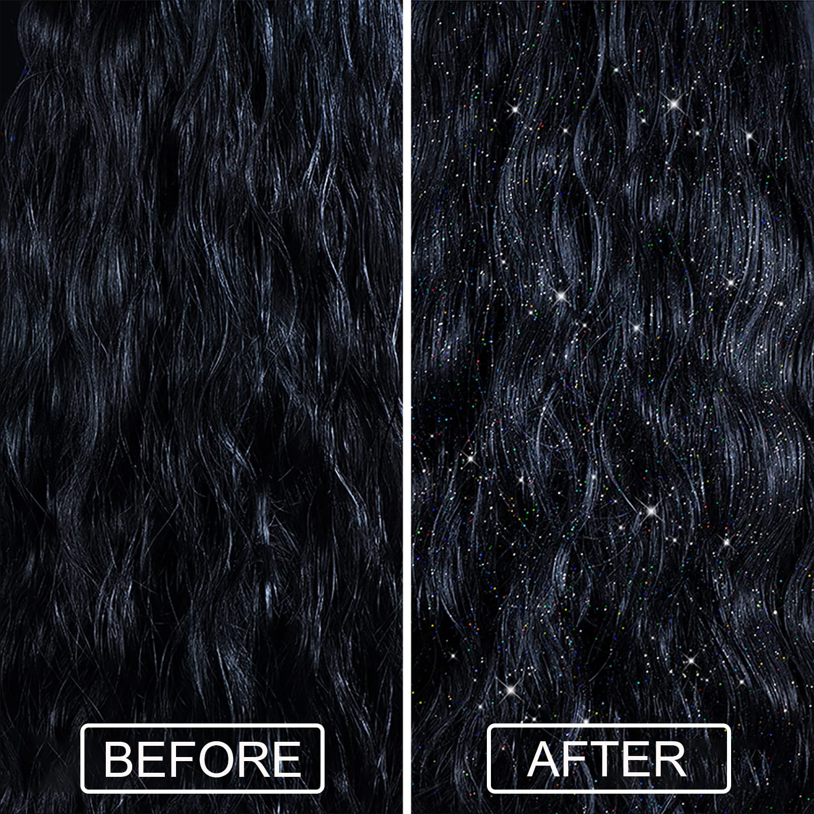 Lezero holo-silver shimmer provides water-resistant glow for festival looks.