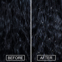 Lezero holo-silver shimmer provides water-resistant glow for festival looks.