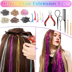Lezmarket includes two different hair-extension tools for easy application.