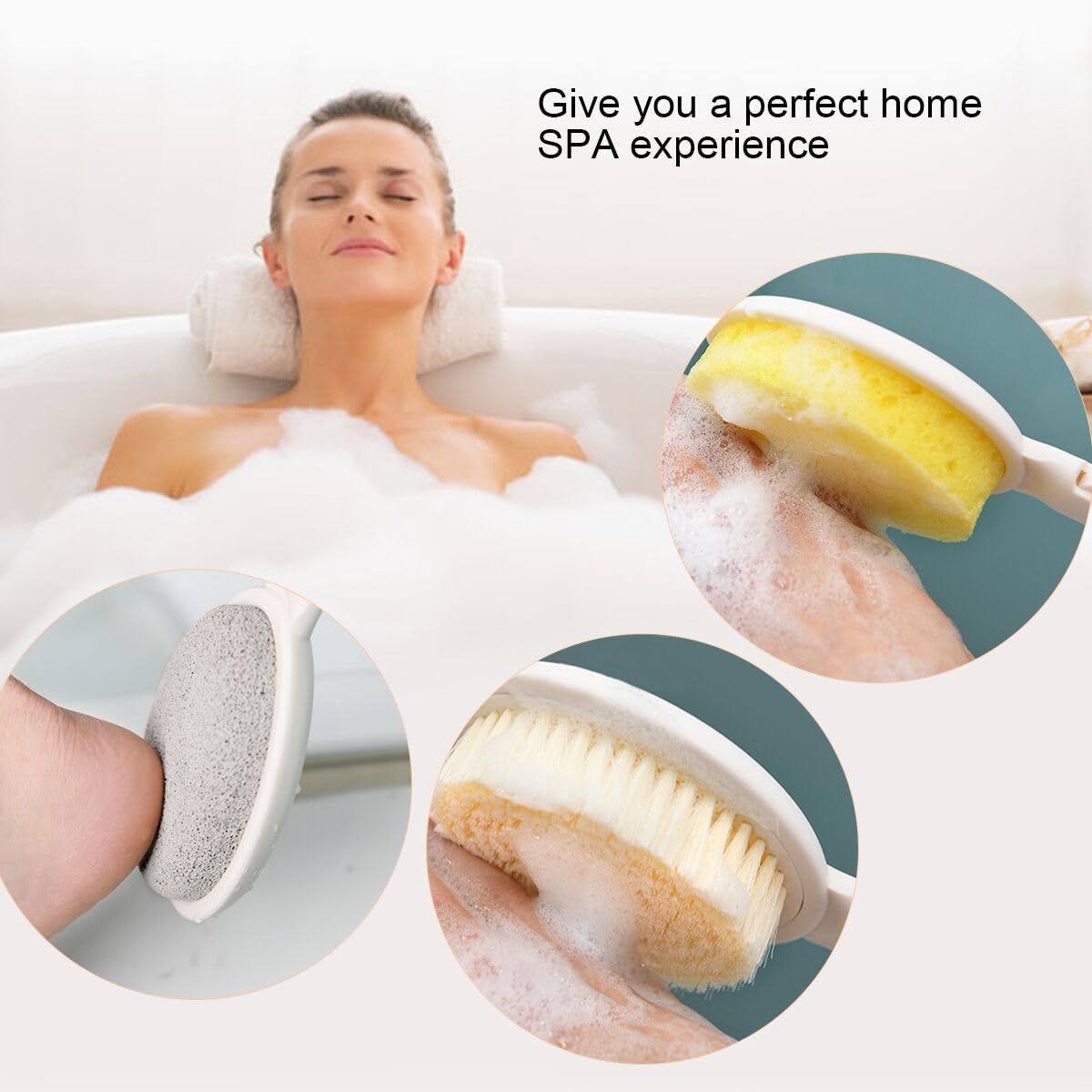 LFJ foldable handle enables travel-friendly use and storage.