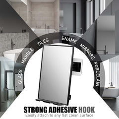 LFOYOU razor-holder shelves keep blades organized within reach in the bathroom.