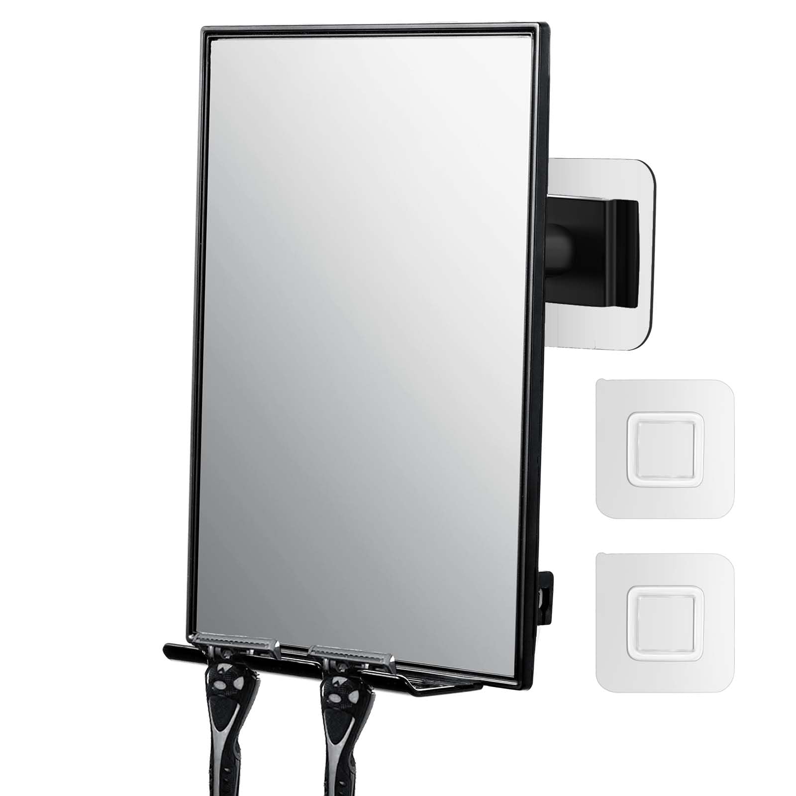 LFOYOU shower mirror 360 rotation for adjustable shaving angles in the shower.