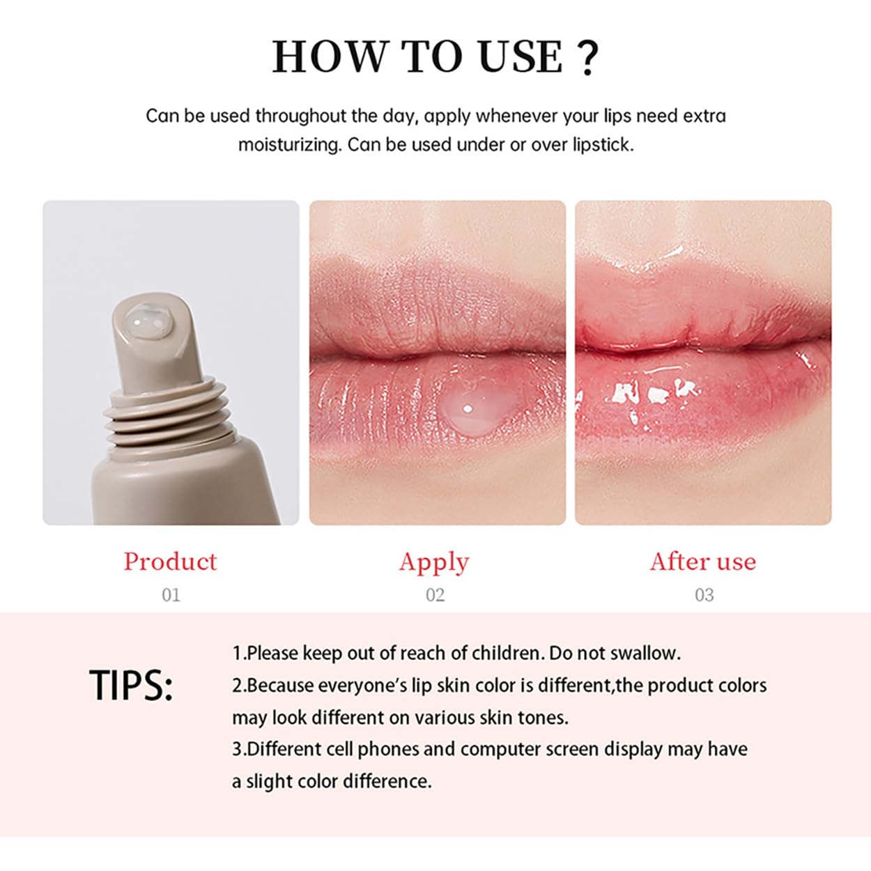 LFuTPm aplicación rapida, bálsamo suave para labios.