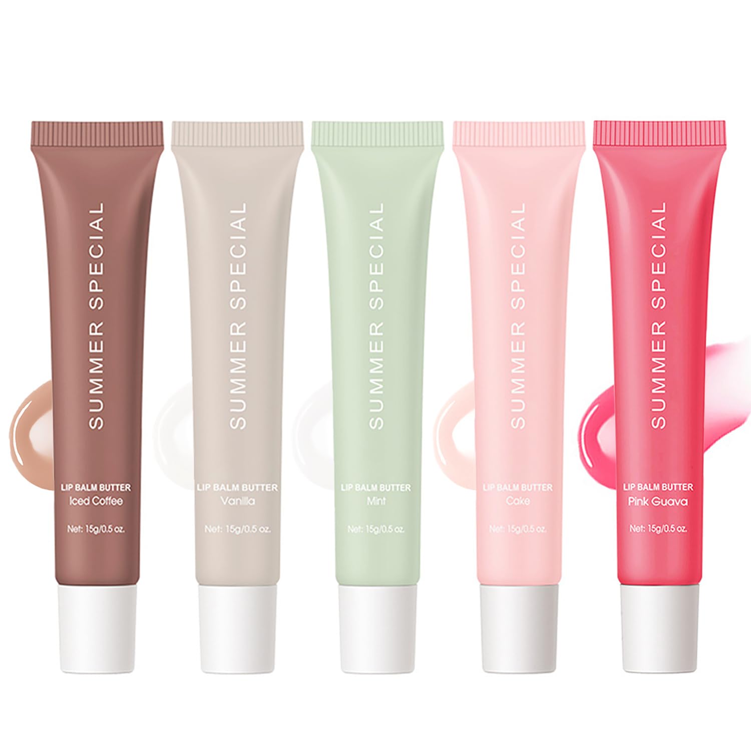 LFuTPm bálsamo labial vainilla natural, hidratación suave para labios secos.