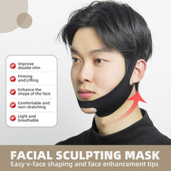 LGNOVQ V-Line Lifting Mask worn under the chin for discreet lift