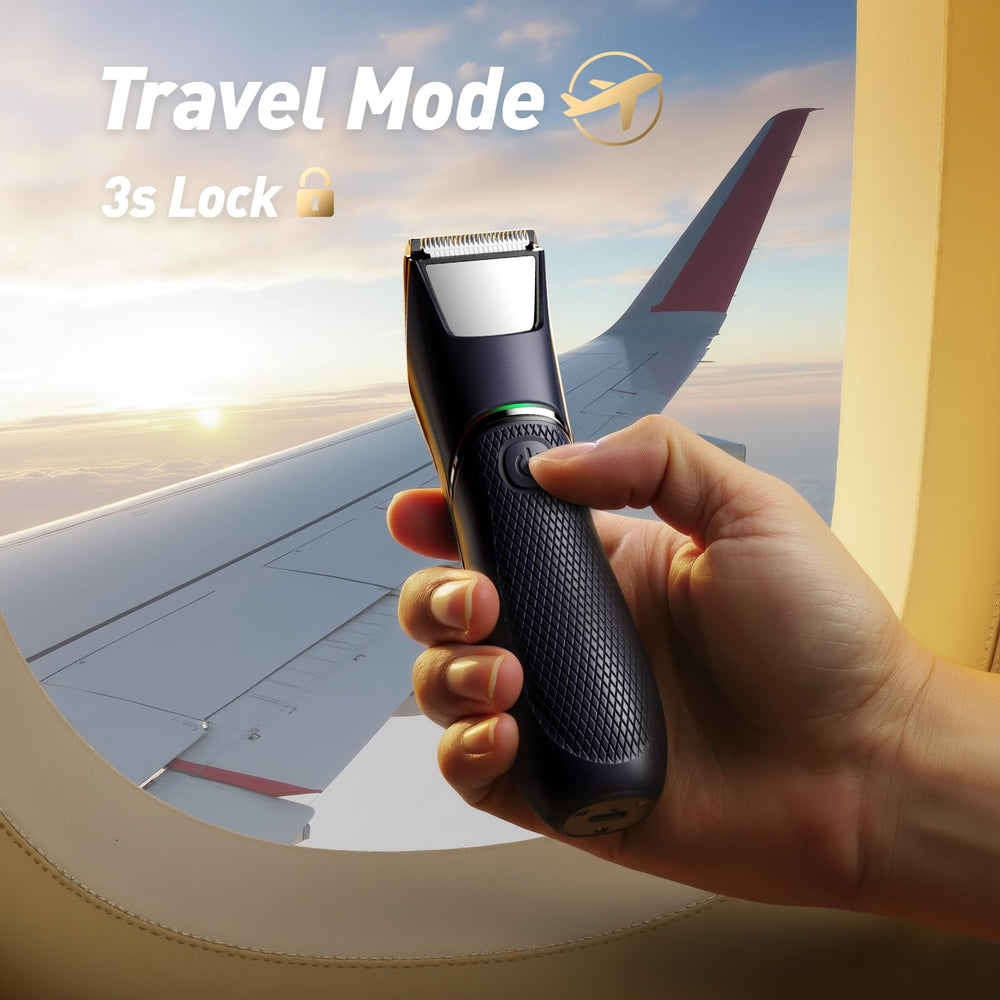 LGTGH travel case with lock keeps the trimmer secure in bags.