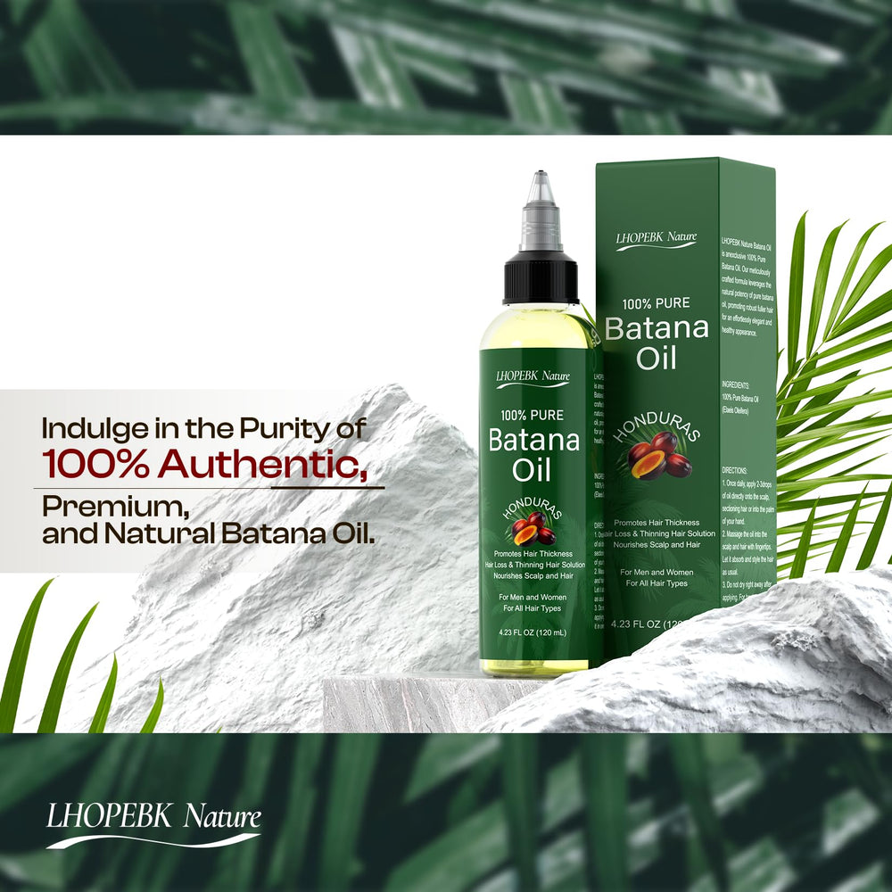 LHOPEBK Nature Batana Aceite: cabello con brillo natural tras la aplicación