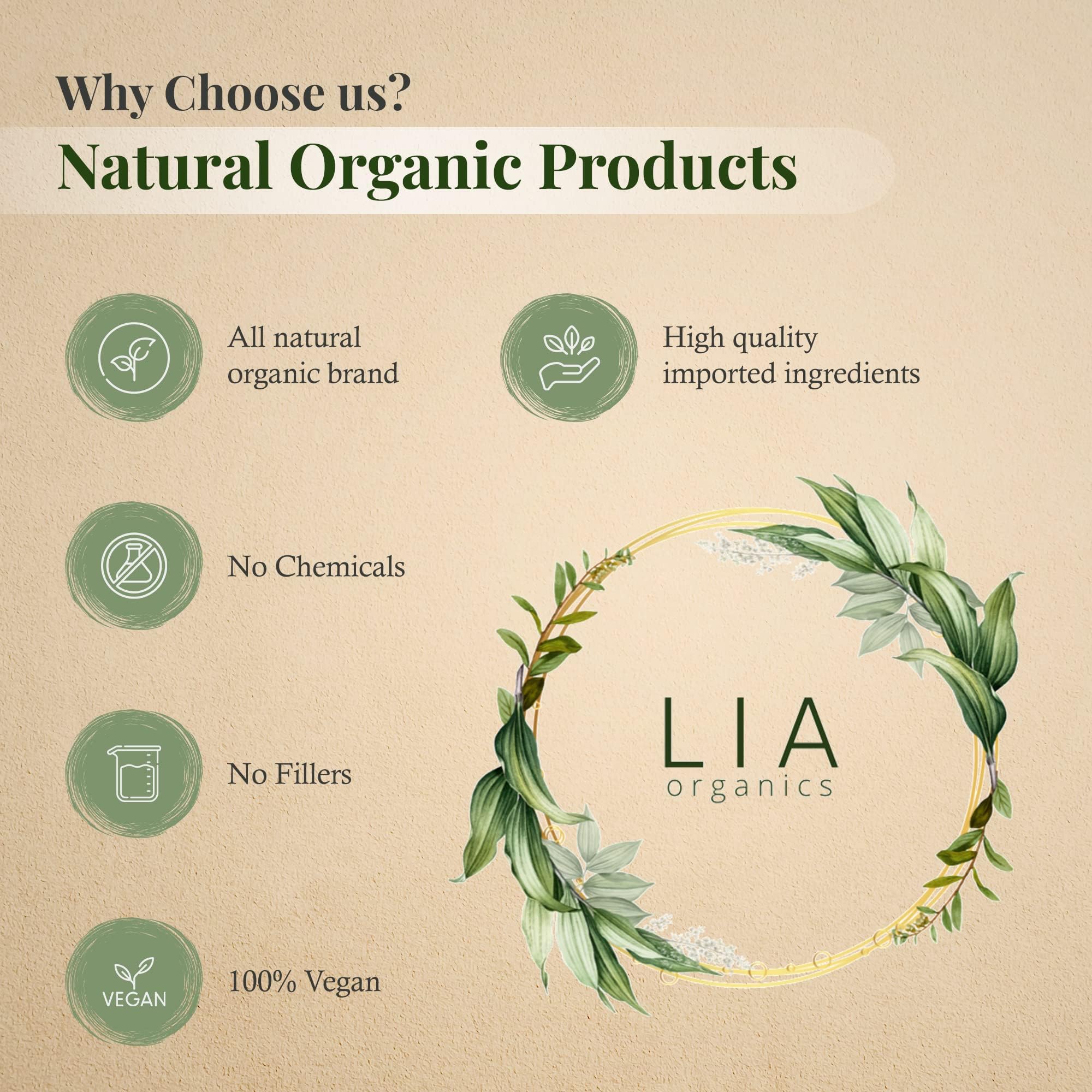 Lia Organics aroma herbáceo de romero para sensación fresca