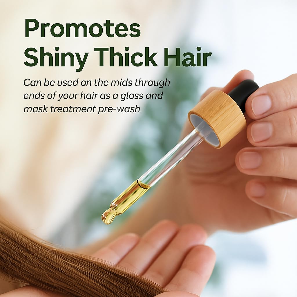 Pumpkin seed and amla oils in Lia Organics Hair Growth Oil for conditioning