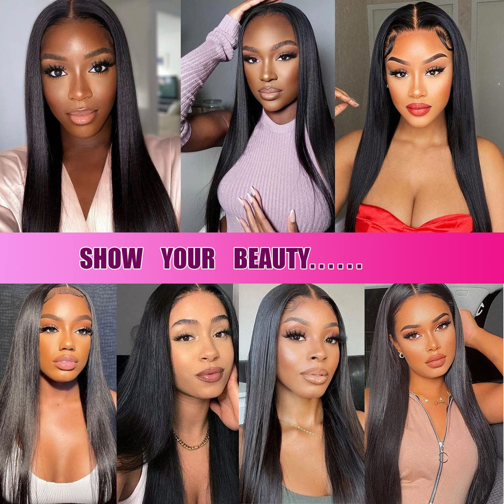 Liangya Hair natural black color closure blends with most tones