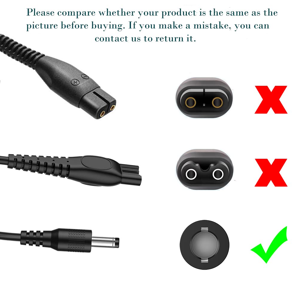 LIANSUM Philips HQ840 compatible charger for MG3750 series, reliable power delivery.