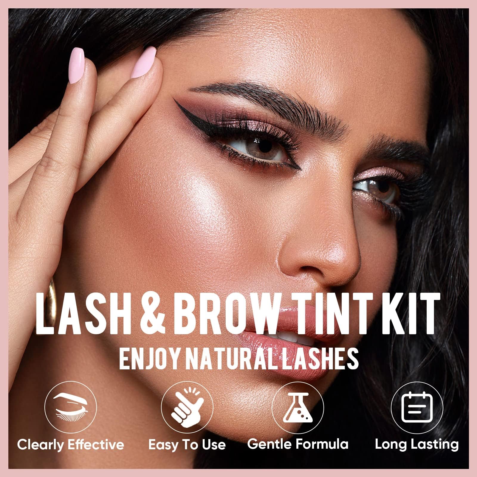 Libeauty kit coloracion cejas definidas permite definir y rellenar cejas con tono natural.