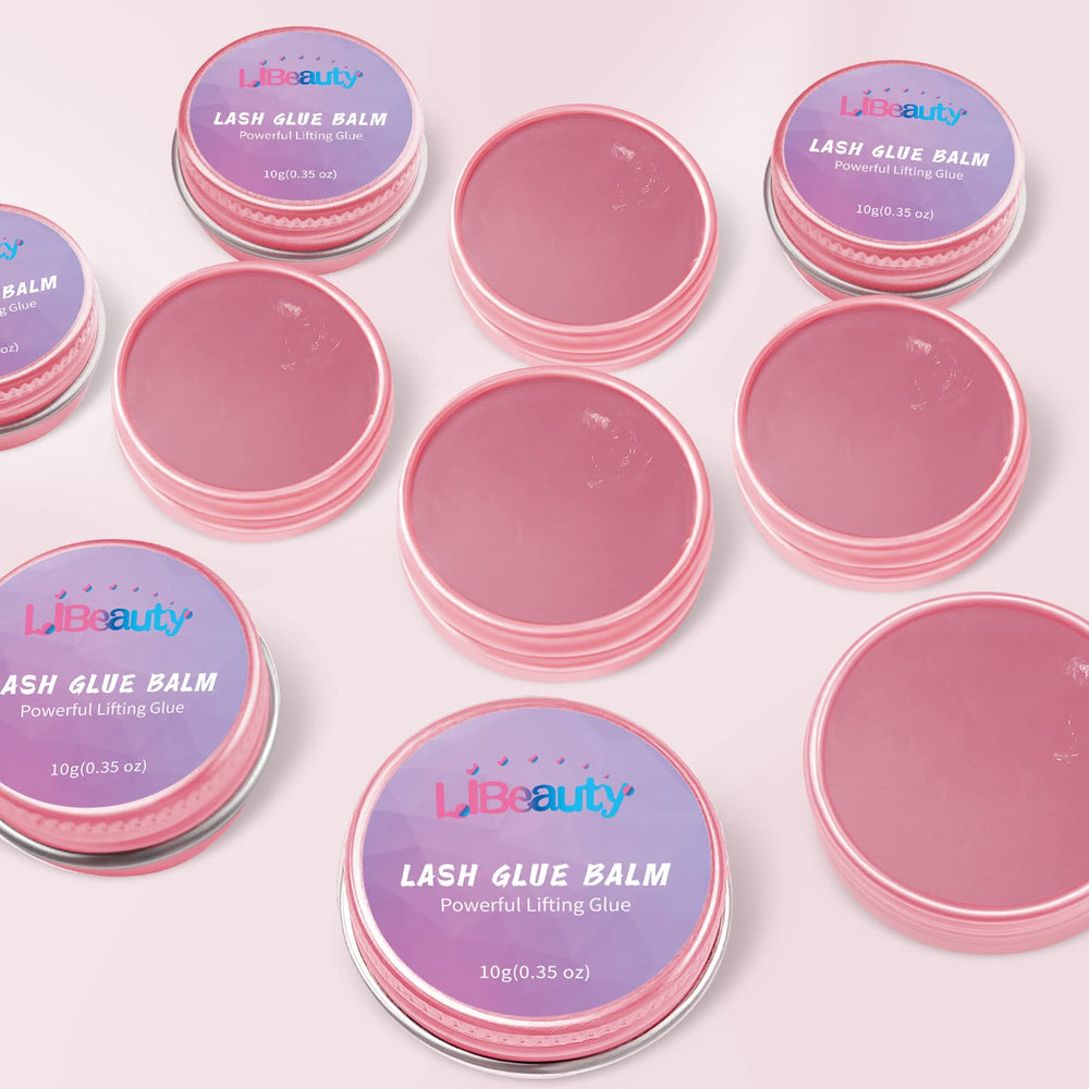 Libeauty moisturizing stage image showing lash hydration during lift