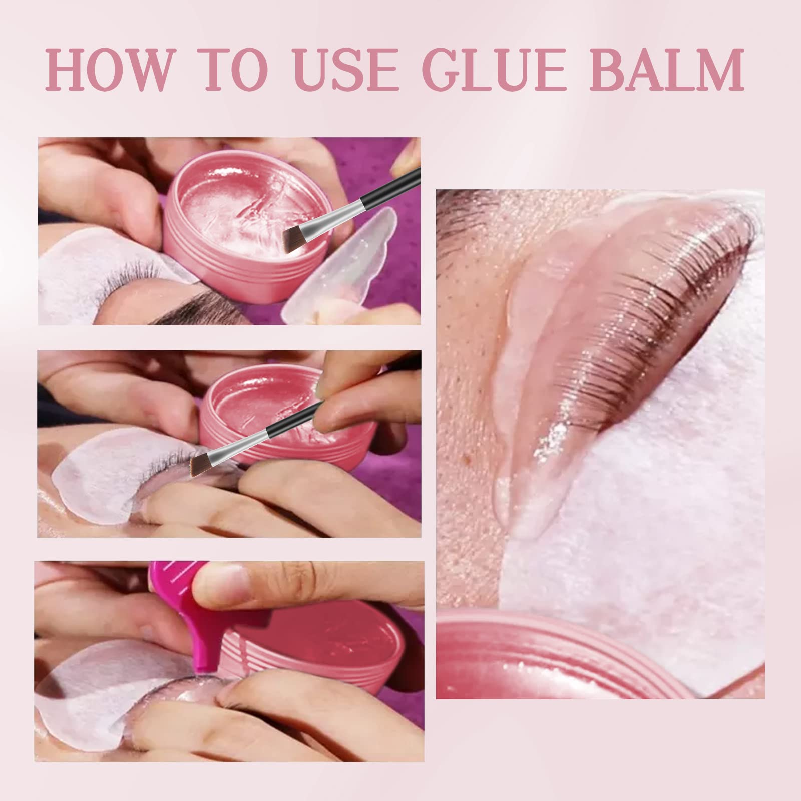 Libeauty perm lift balm enables easy removal and precise brow shaping
