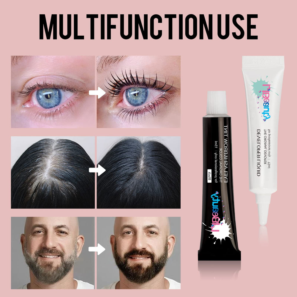Libeauty proceso de 15 minutos entrega resultados visibles con coloración rápida.