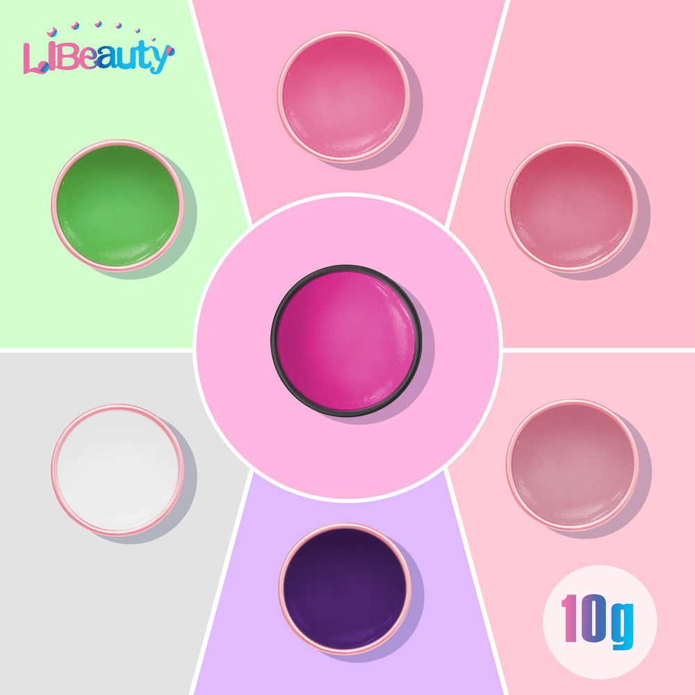 Libeauty 10g jar includes professional brush for easy cleanup.