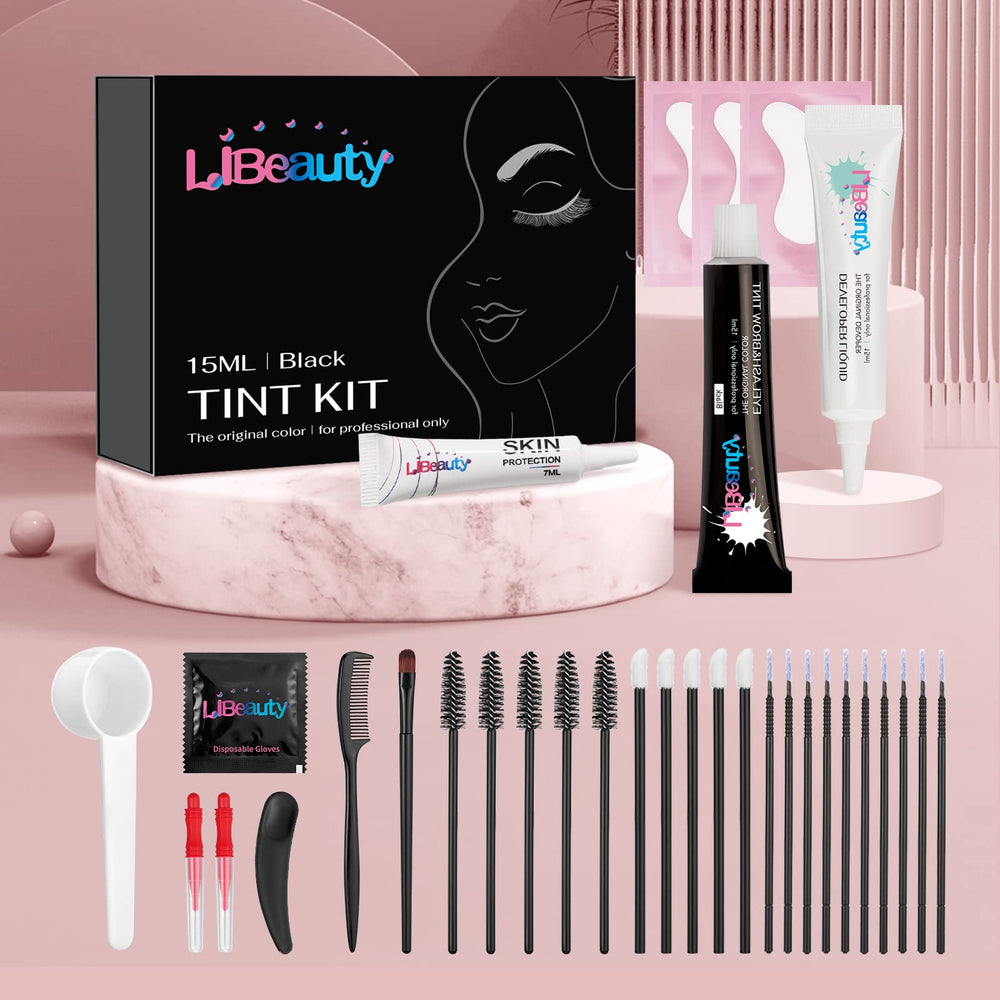 Libeauty tono de larga duración mantiene pestañas y cejas definidas durante el día.