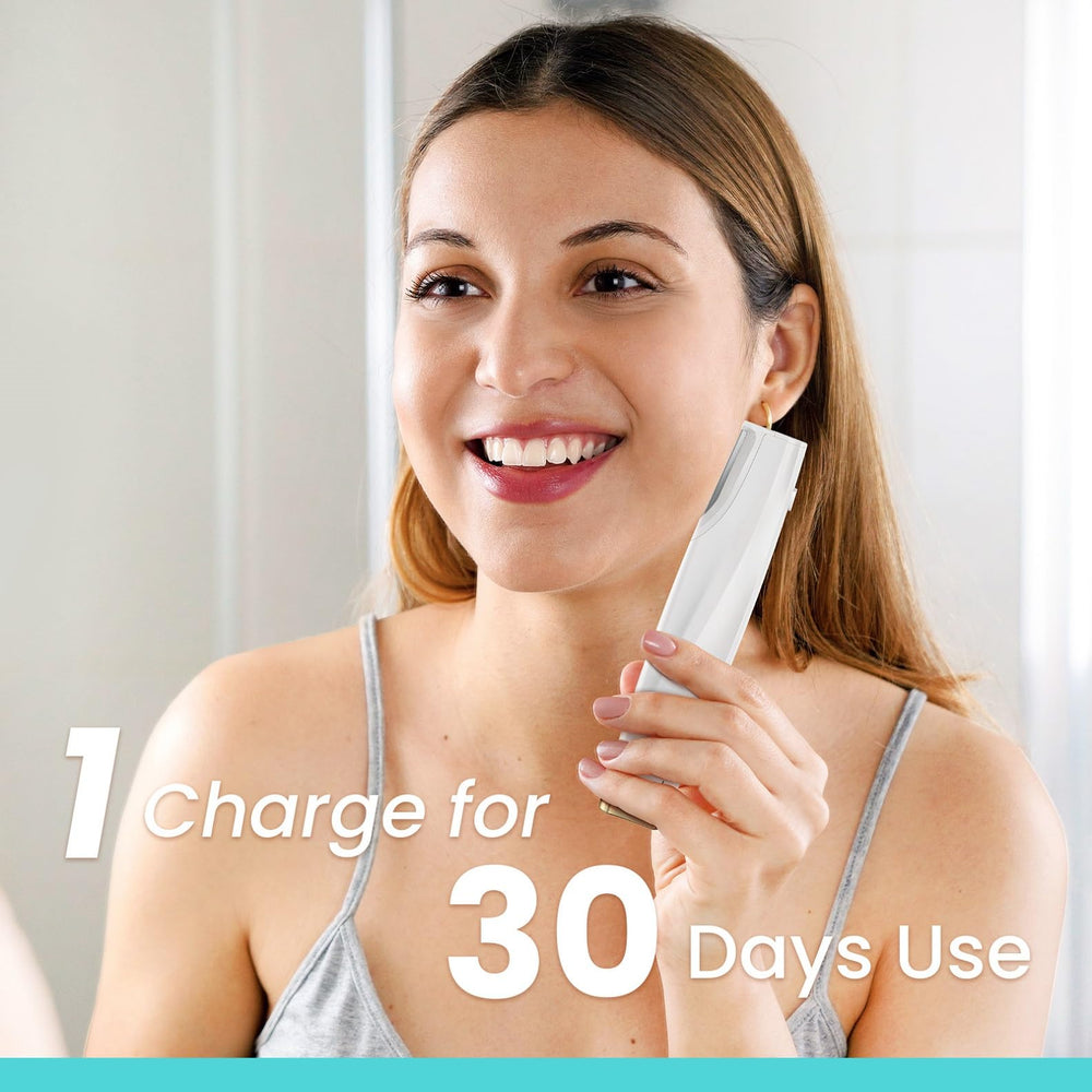 In-use Liberex dermaplaning process shows smooth skin and controlled technique