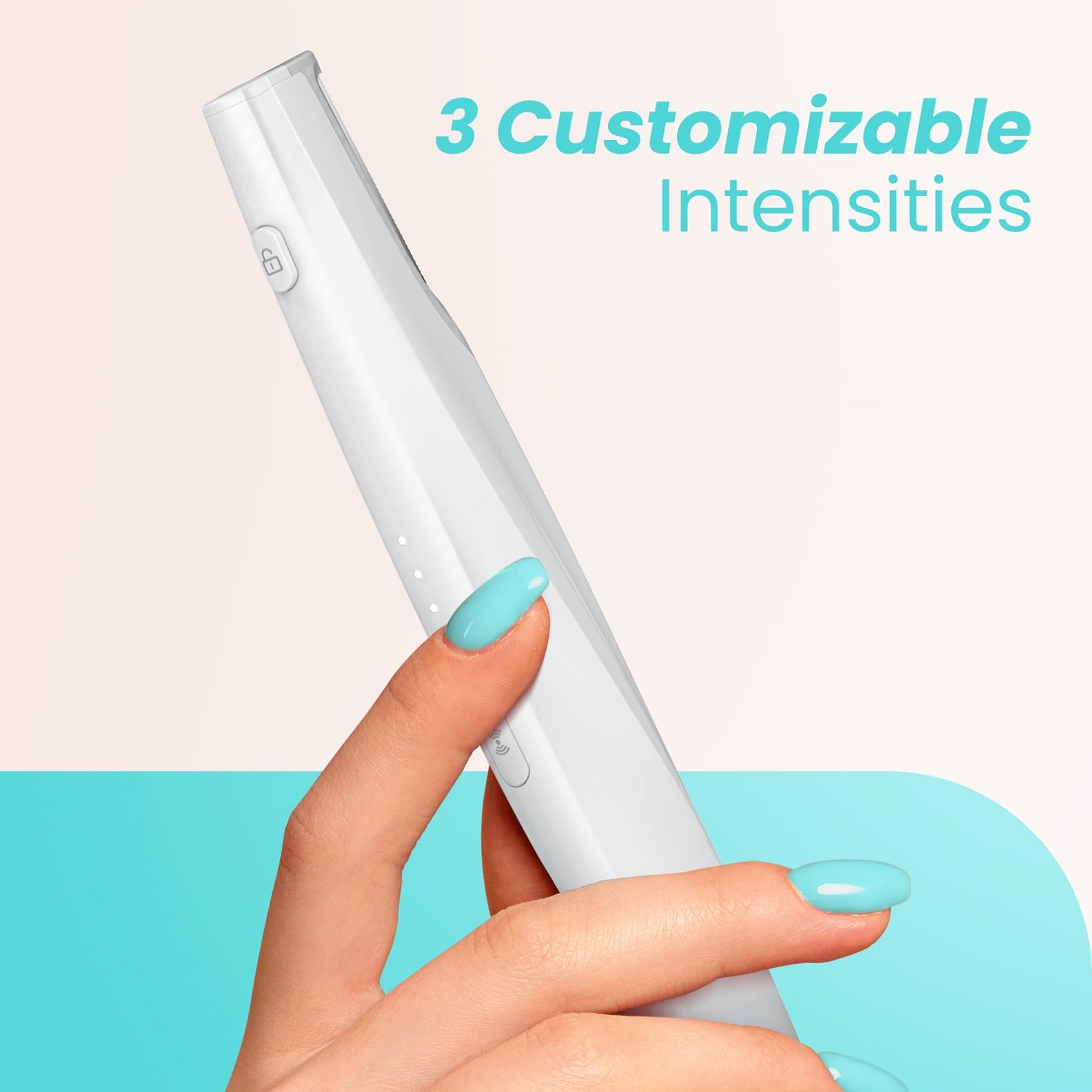 Liberex dermaplaning tool USB charging indicator for convenient power on the go