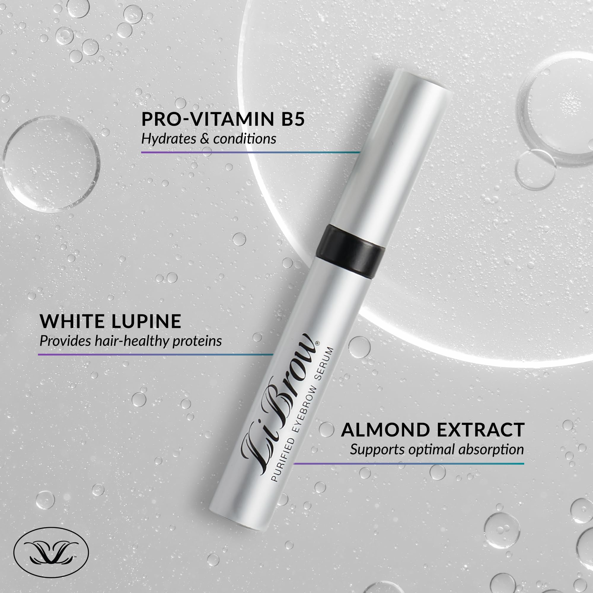 Natural botanicals like almond oil and walnut extract in LiBrow
