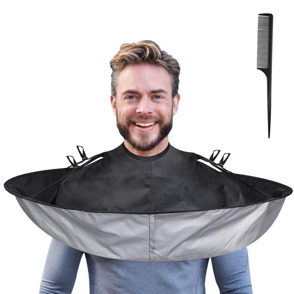 Lictin Hair Cloak black waterproof foldable design protects clothes and floors.