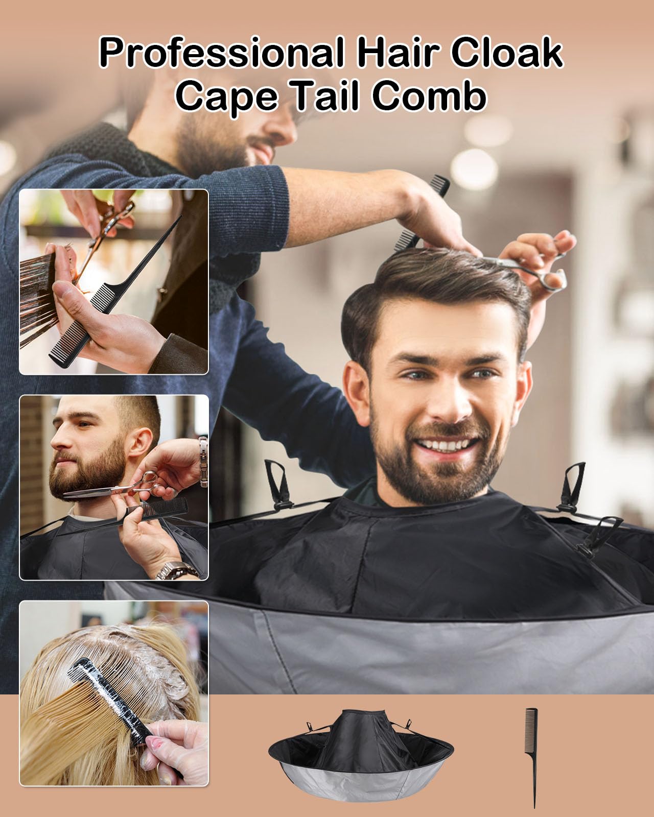 Lictin Hair Cloak folds compactly for storage and travel.