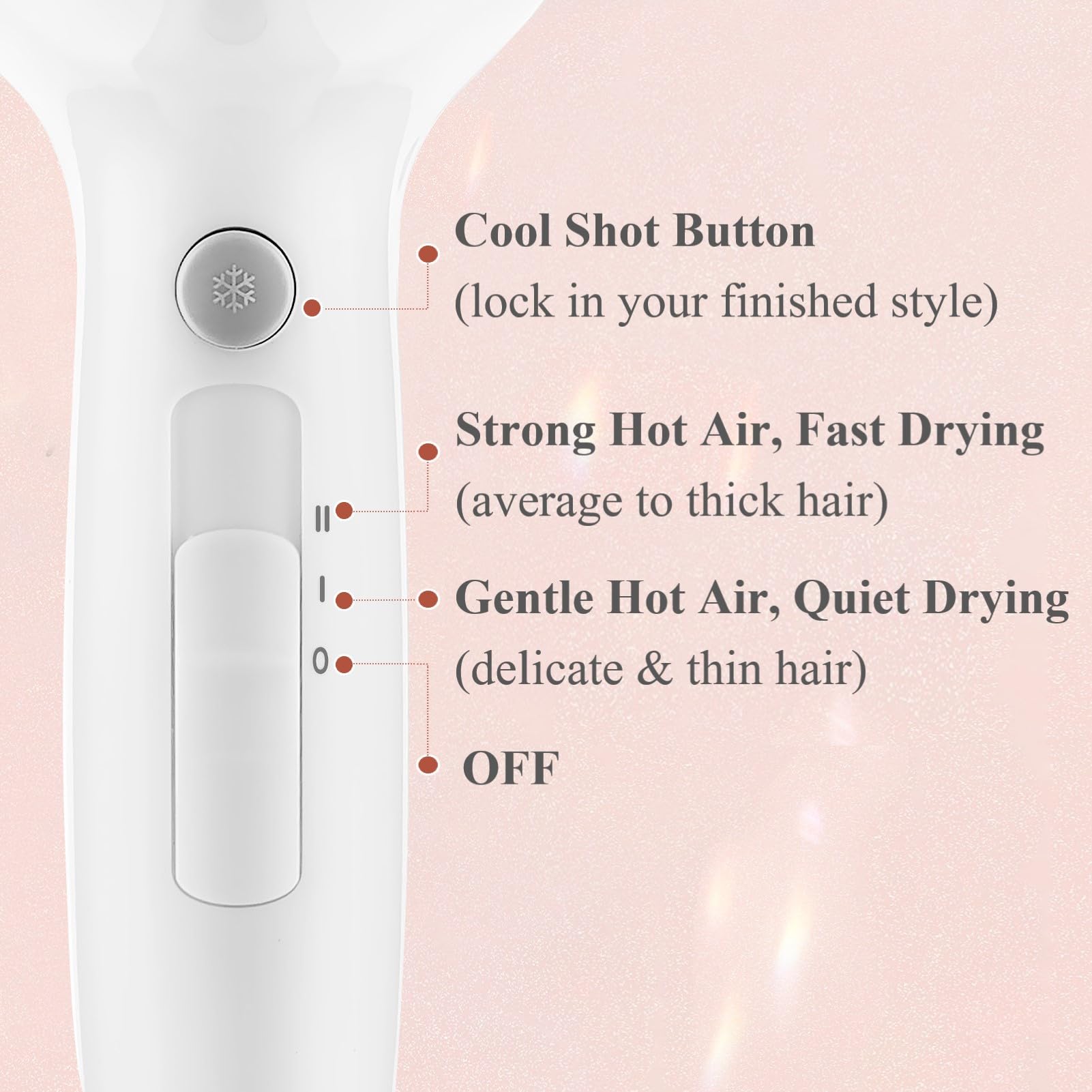Licoseam hair dryer diffuser attachment defines curls and reduces frizz