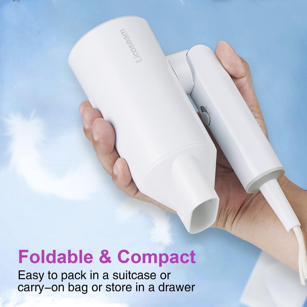 Licoseam Hair Dryer is lightweight at 0.9 lb, ideal for quick home or travel styling.