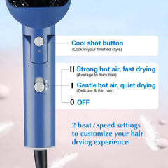 Licoseam precision nozzle for targeted styling and concentrated airflow.
