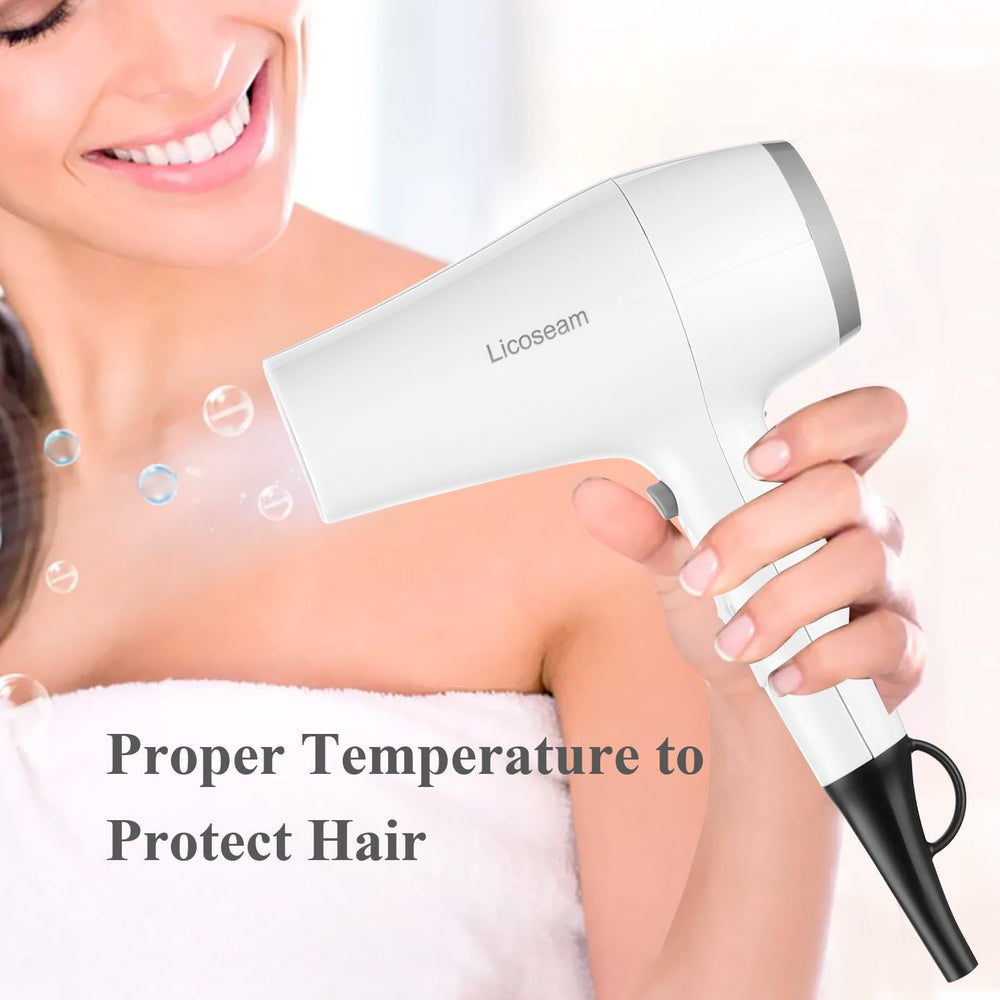 Licoseam hair dryer wall loop storage keeps your space tidy