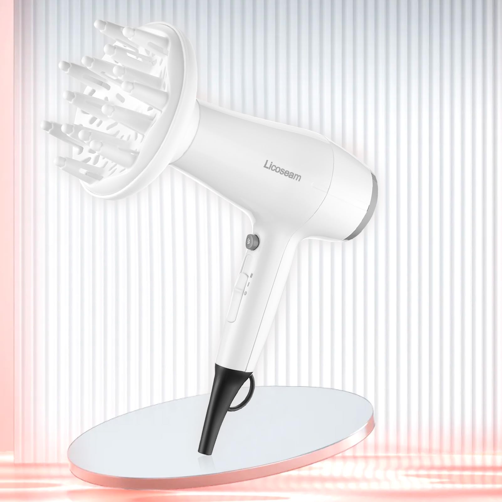 Licoseam hair dryer weight 0-9lb enables effortless one‑handed styling