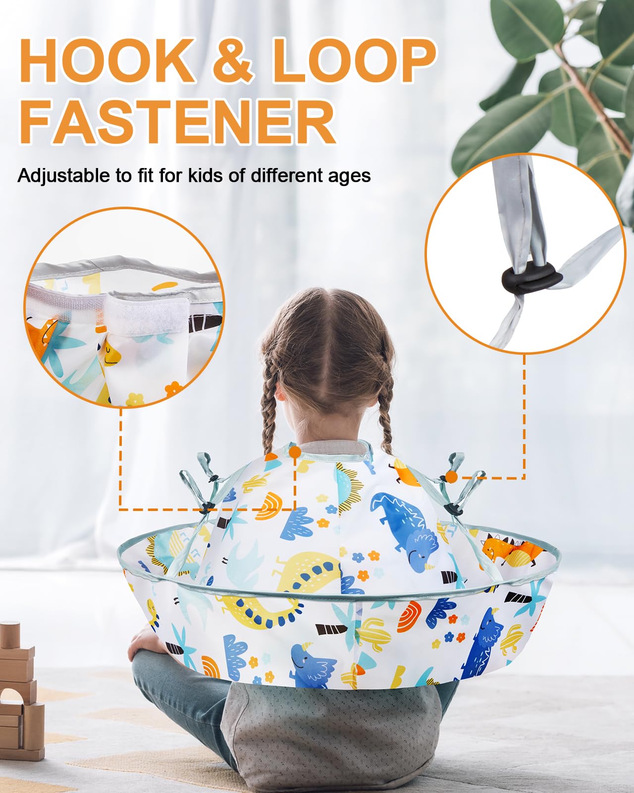 Lictin adjustable neck buckles ensure a snug fit for growing children.