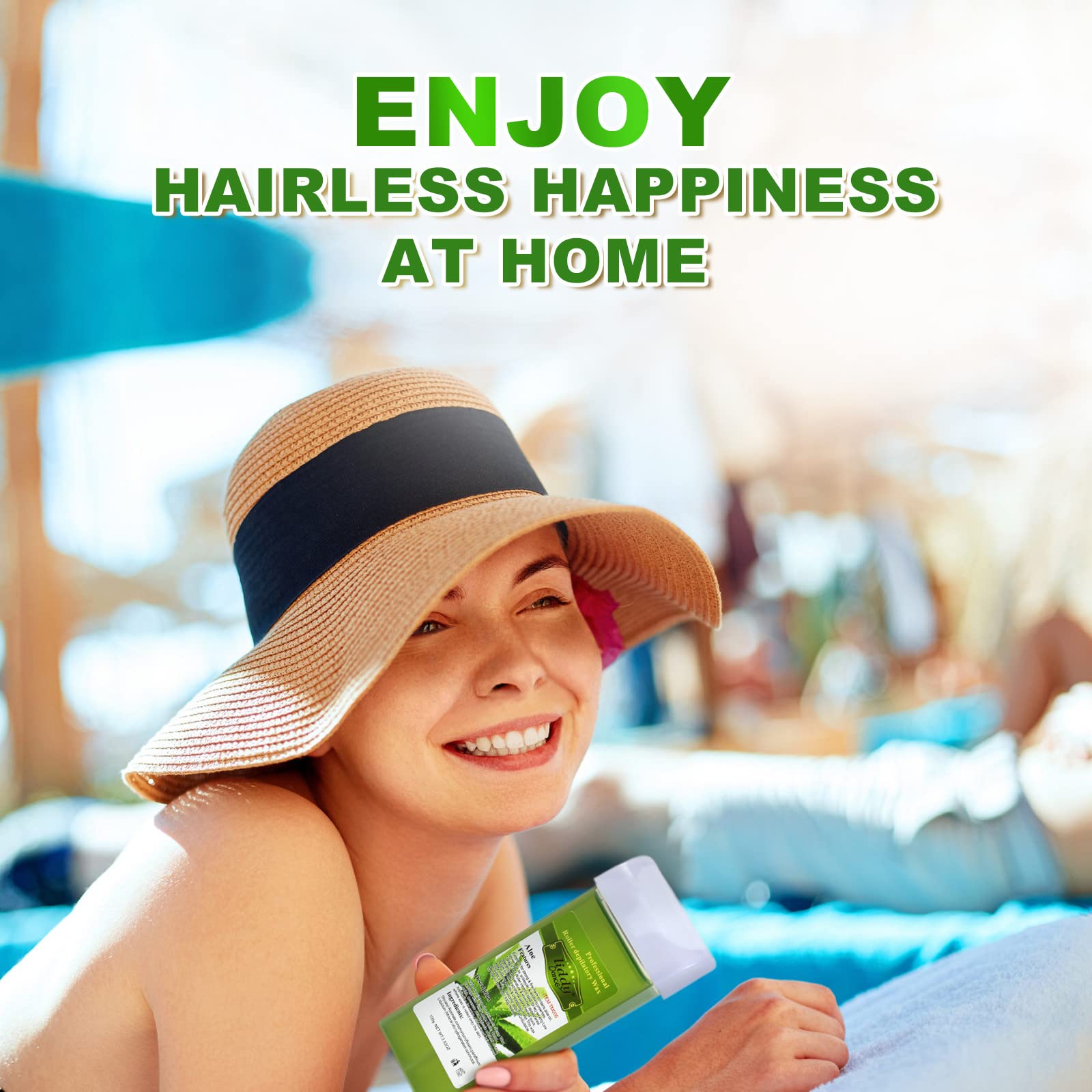 Liddy Dance Home professional-use scenario with aloe depilatory wax
