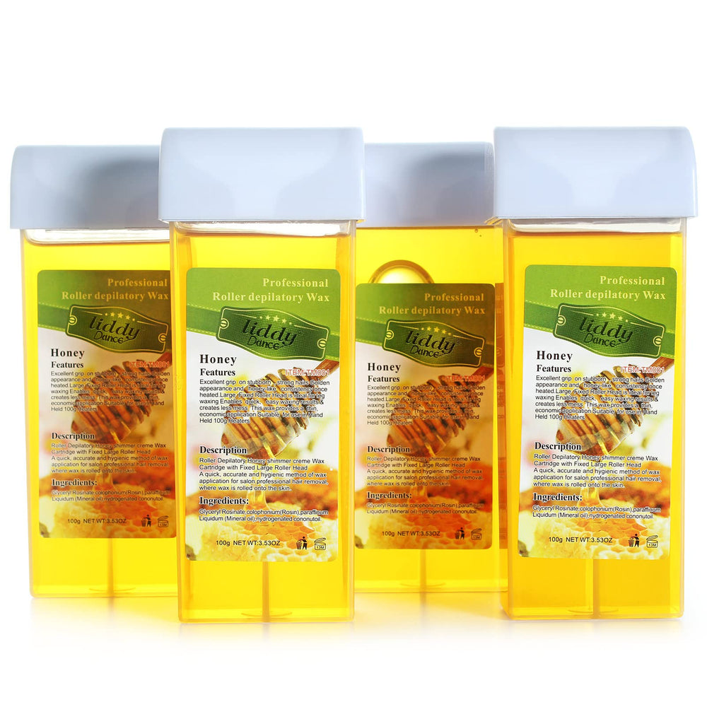 Liddy Dance wax roller refill kit with a large roller head for faster waxing