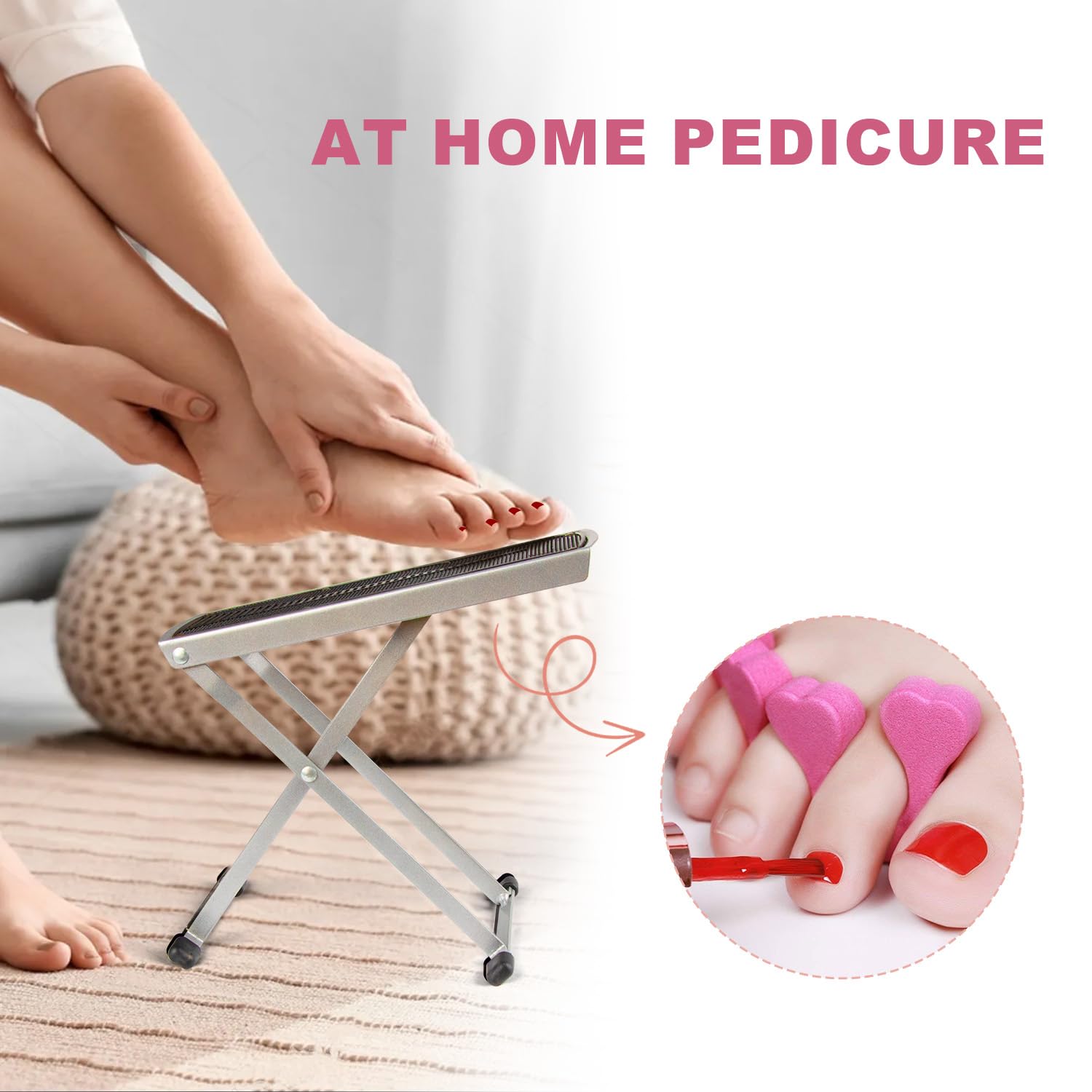 LiDiVi Toe Separator enhances nail care precision and comfort.
