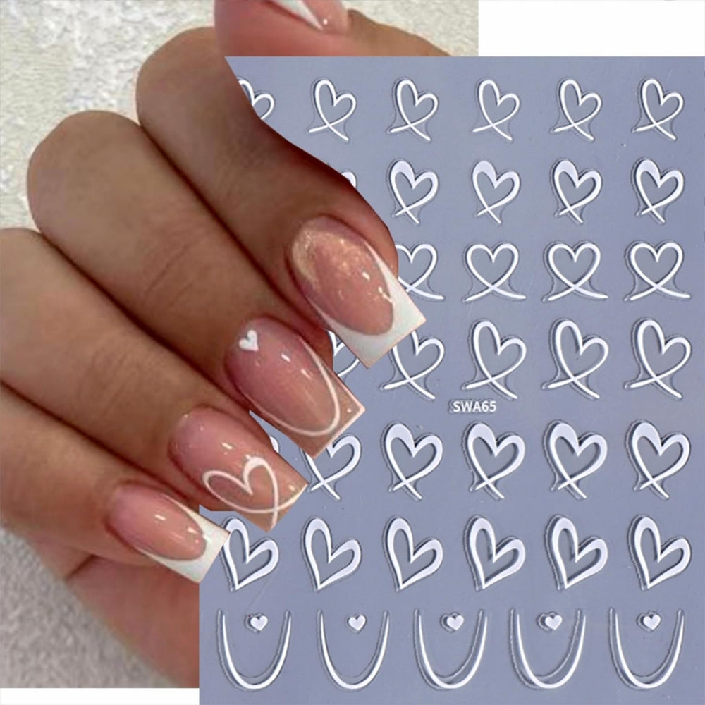 LIDUNANWU corazon-uñas relieve para textura sutil y sofisticada.