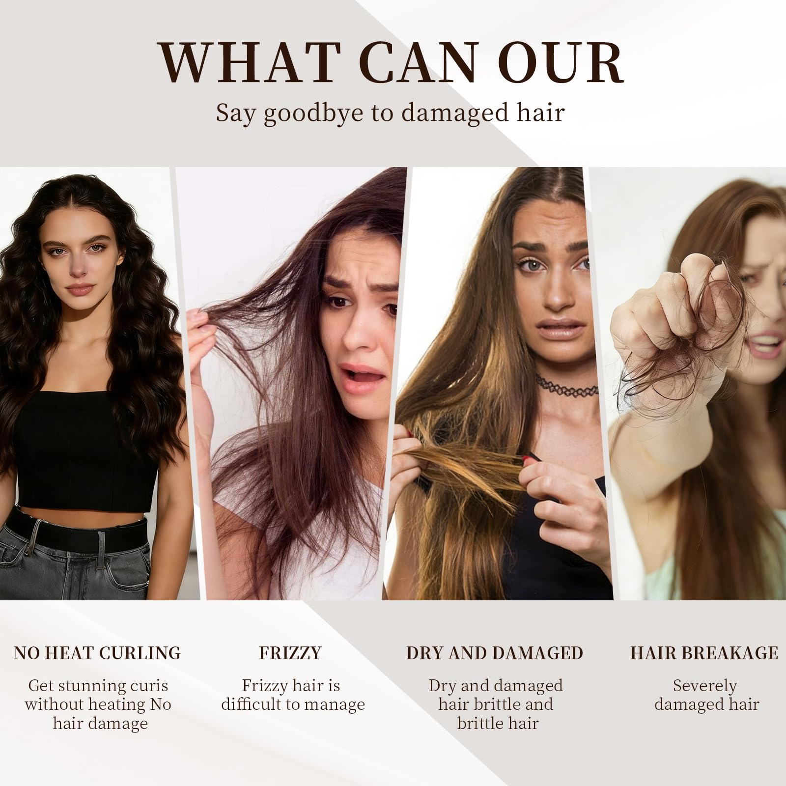Liegaio Sleepie Tie night-use on bed creating soft, voluminous waves.