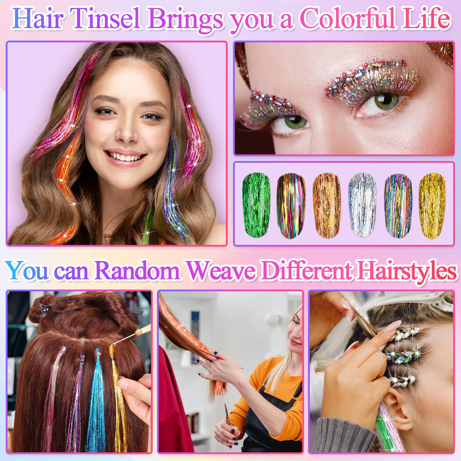 Cosplay styling with bright colors for eye-catching effects.